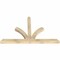 Ekena Millwork Richland Rough Sawn Timber Gable Bracket, Douglas Fir, 72"W x 45"H x 4"D x 4"F, 15/12 Pitch GBW072X45X0404RIC00RDF - alternate 5